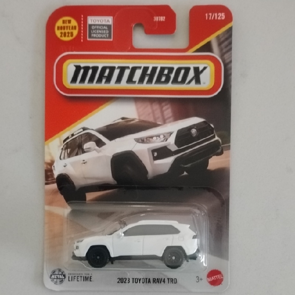 Mattel Matchbox 2023 Toyota RAV4 TRD - White